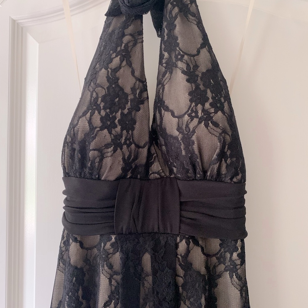 Lacy halter dress